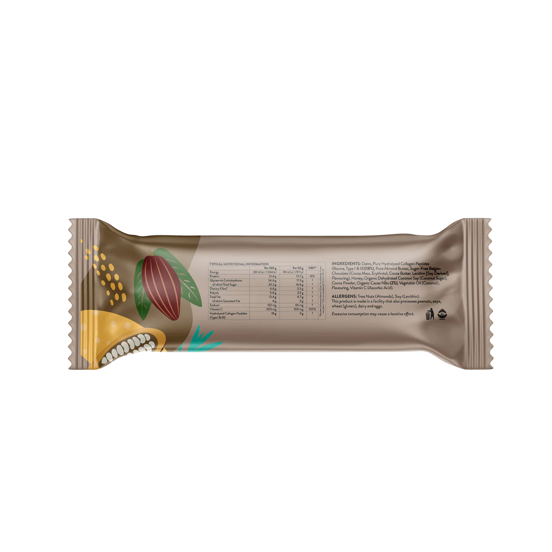 Beauty Gen Collagen Protein Bar Cocoa 50g - Image 2